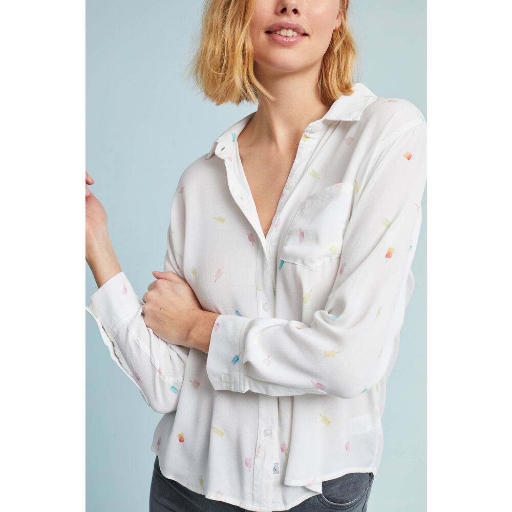 Rails Summertime Buttondown White - S - image 2